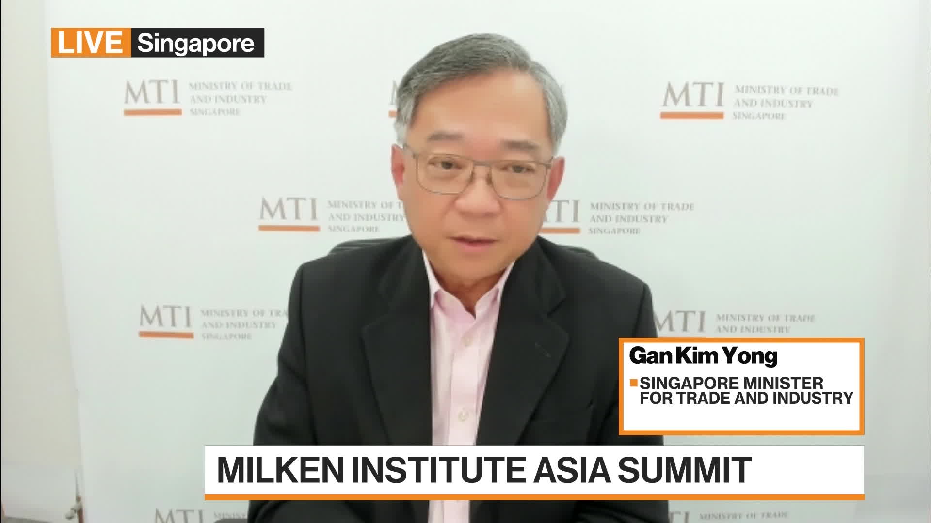 Watch Singapore Trade Minister on Economy, Trade Flows - Bloomberg