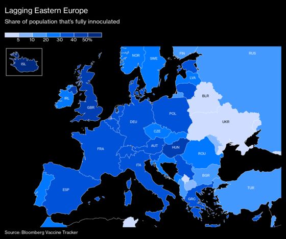 Eastern Europe Is Racing to Use Covid Shots Before They Expire