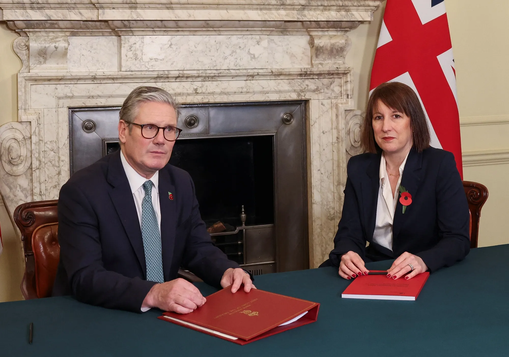 Prime Minister Keir Starmer Meets With Chancellor of the Exchequer Rachel Reeves At Downing Street