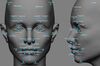Facial mapping points for recognition software