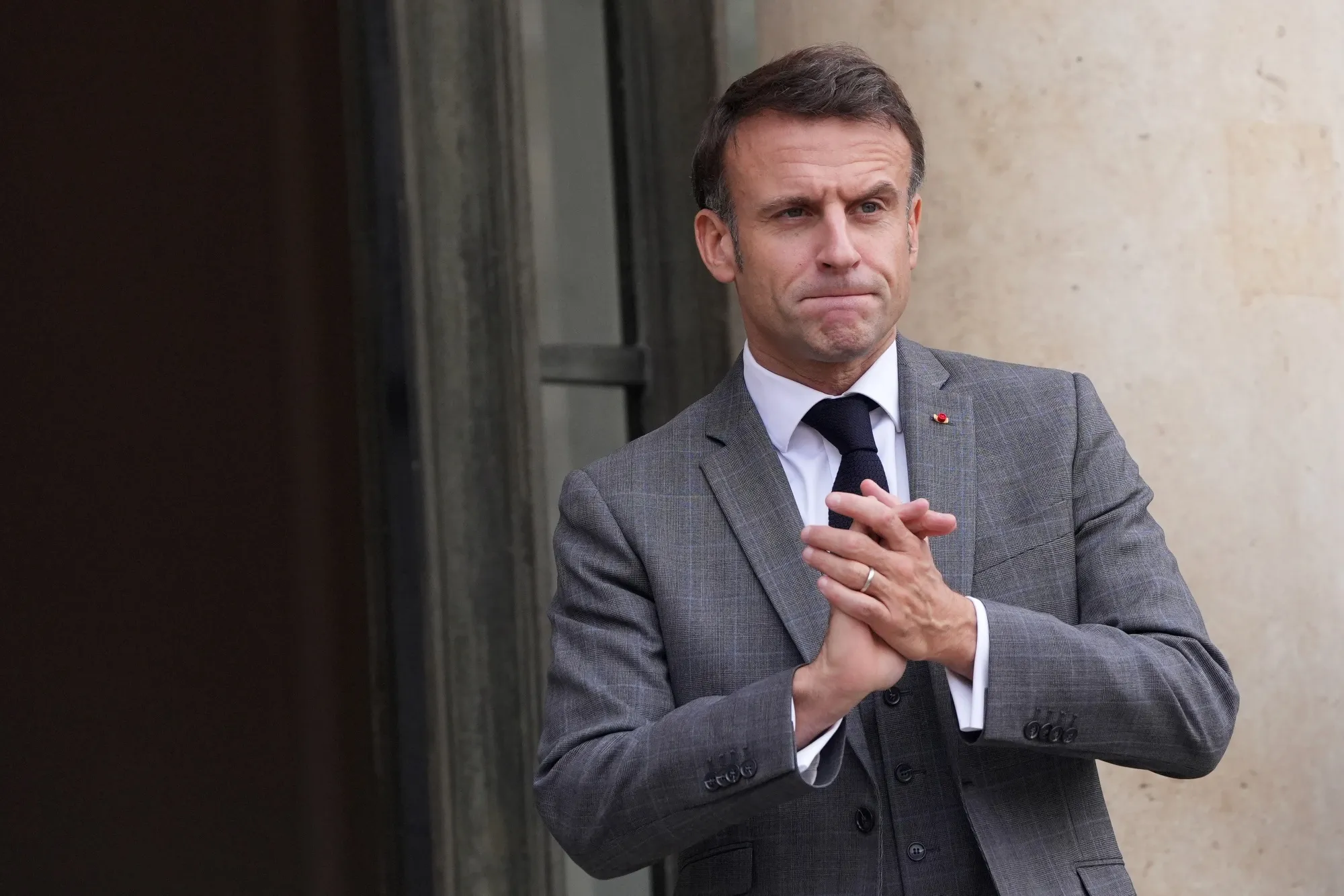 Emmanuel Macron at the Elysee Palace on Nov. 9.