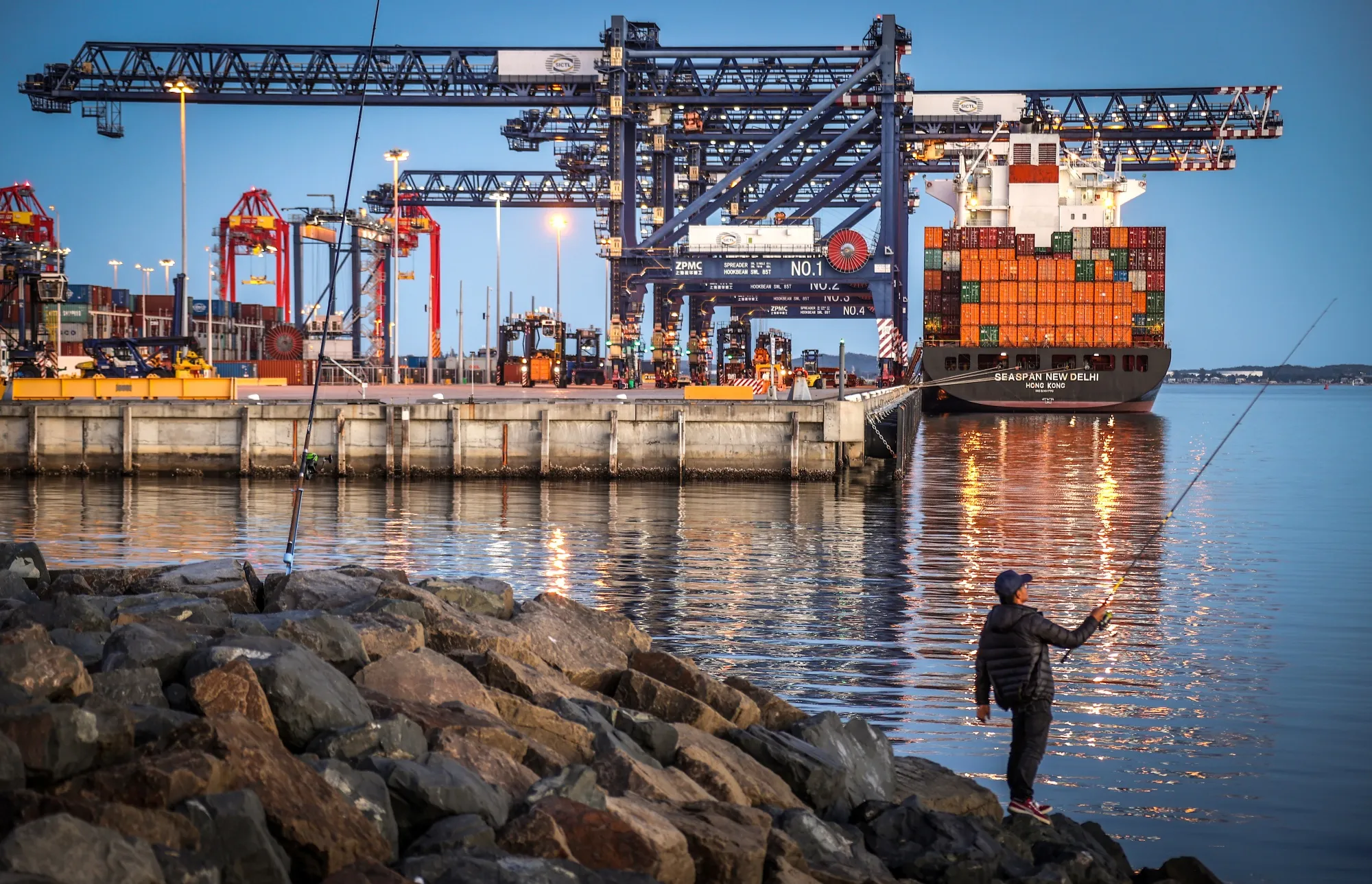 Port Botany in Sydney, Australia.