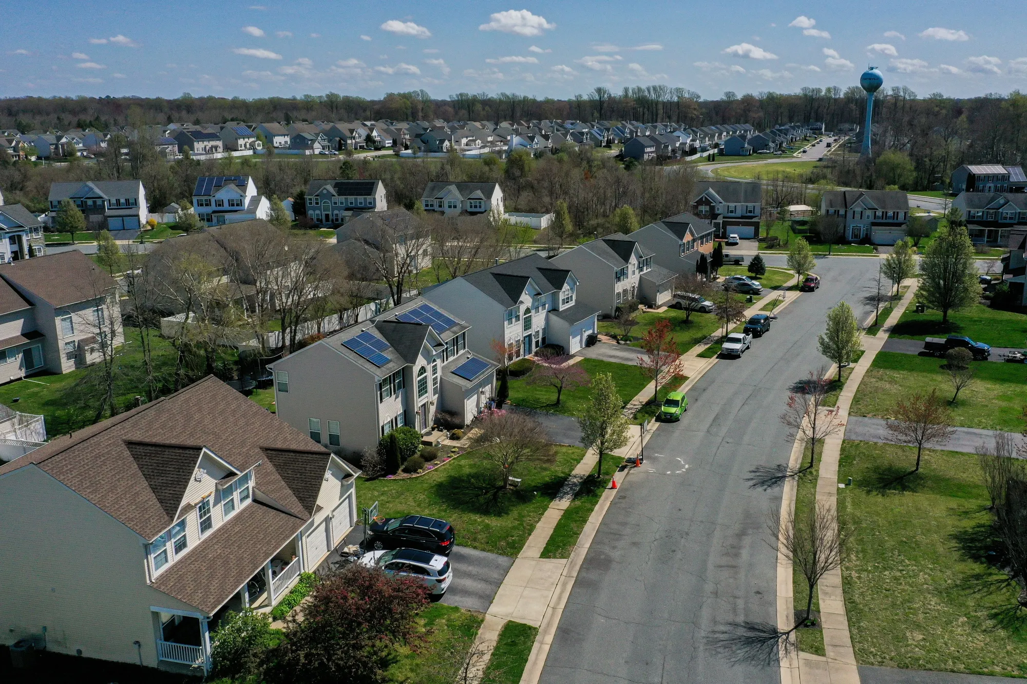 Homes in Centreville, Maryland.