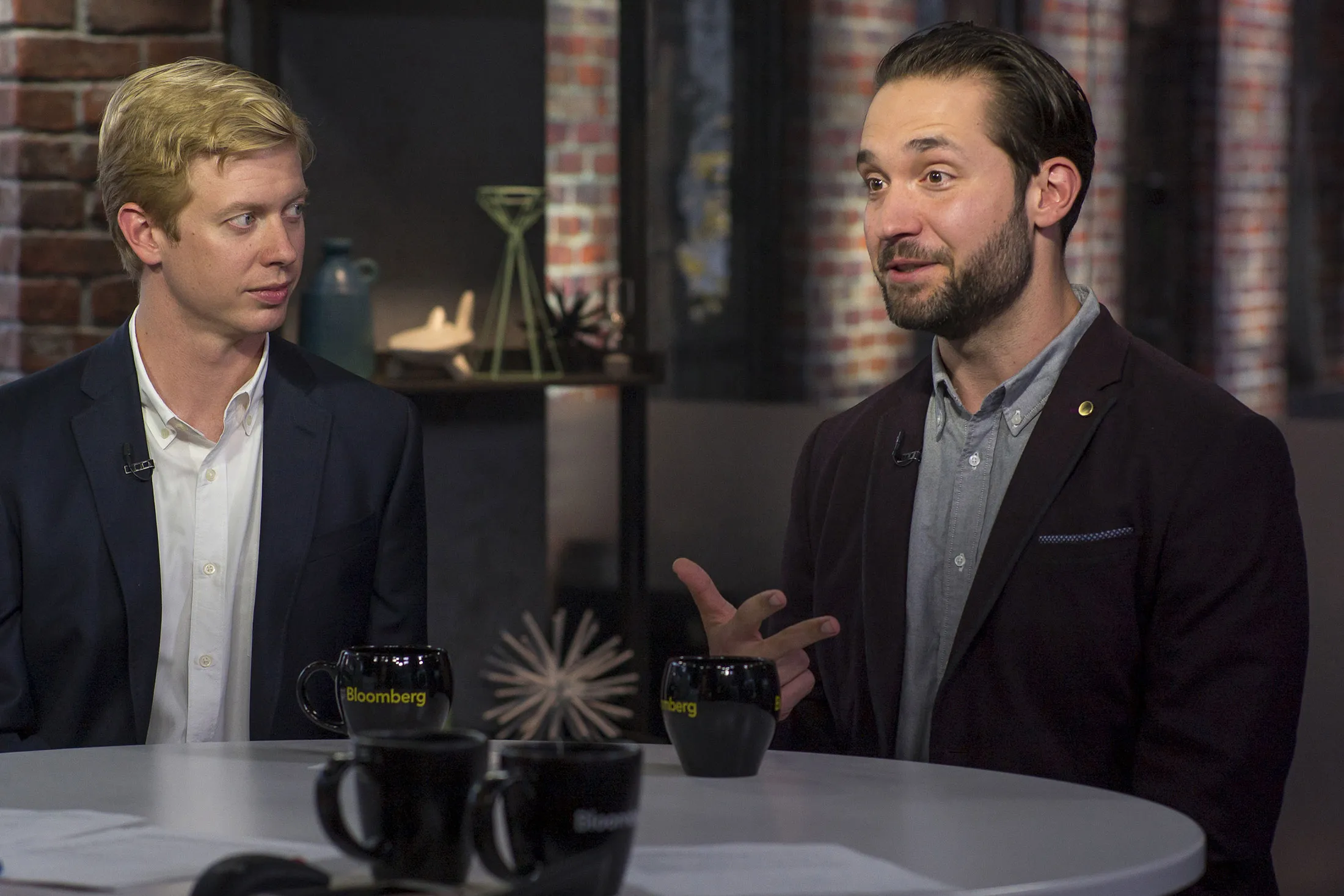 Steve Huffman, left, and Alexis Ohanian.
