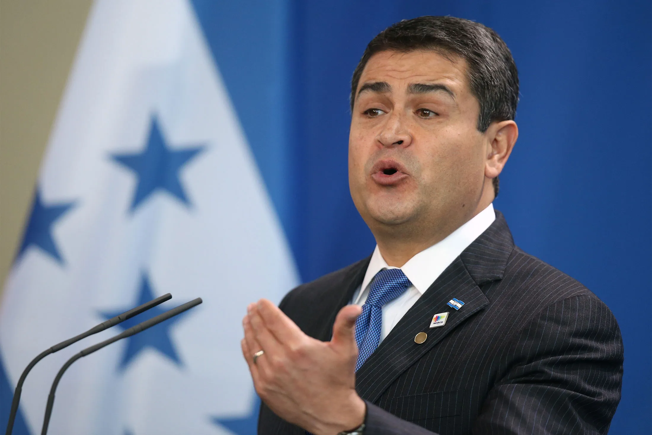 Honduran President Juan Orlando Hernandez