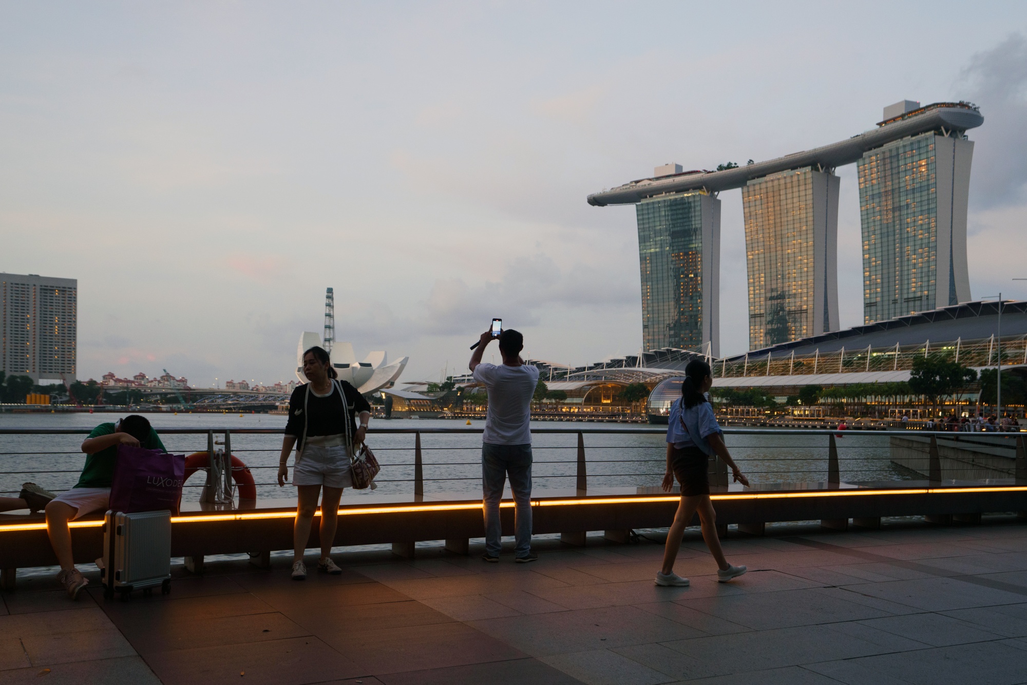 General Views of Singapore as City-State Keeps Monetary Policy Tight as Price Risks Linger