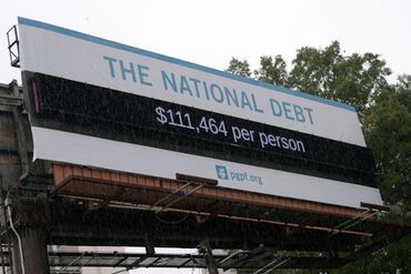 Peter G. Peterson Foundation National Debt Clock in Atlanta