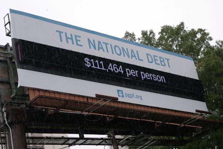 Peter G. Peterson Foundation National Debt Clock in Atlanta
