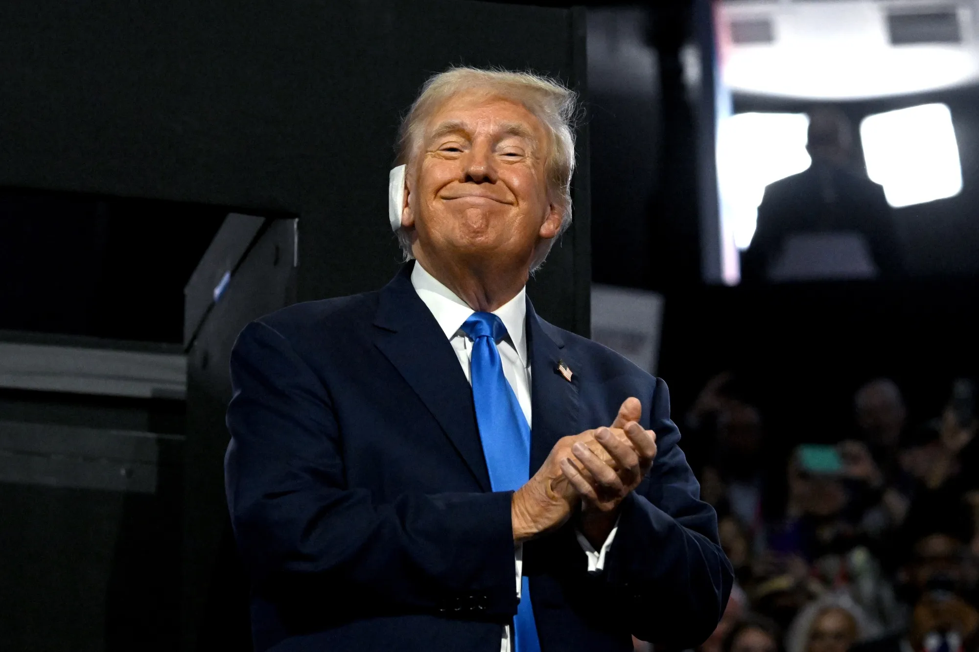 Trump on Tuesday at the Republican National Convention in Milwaukee.