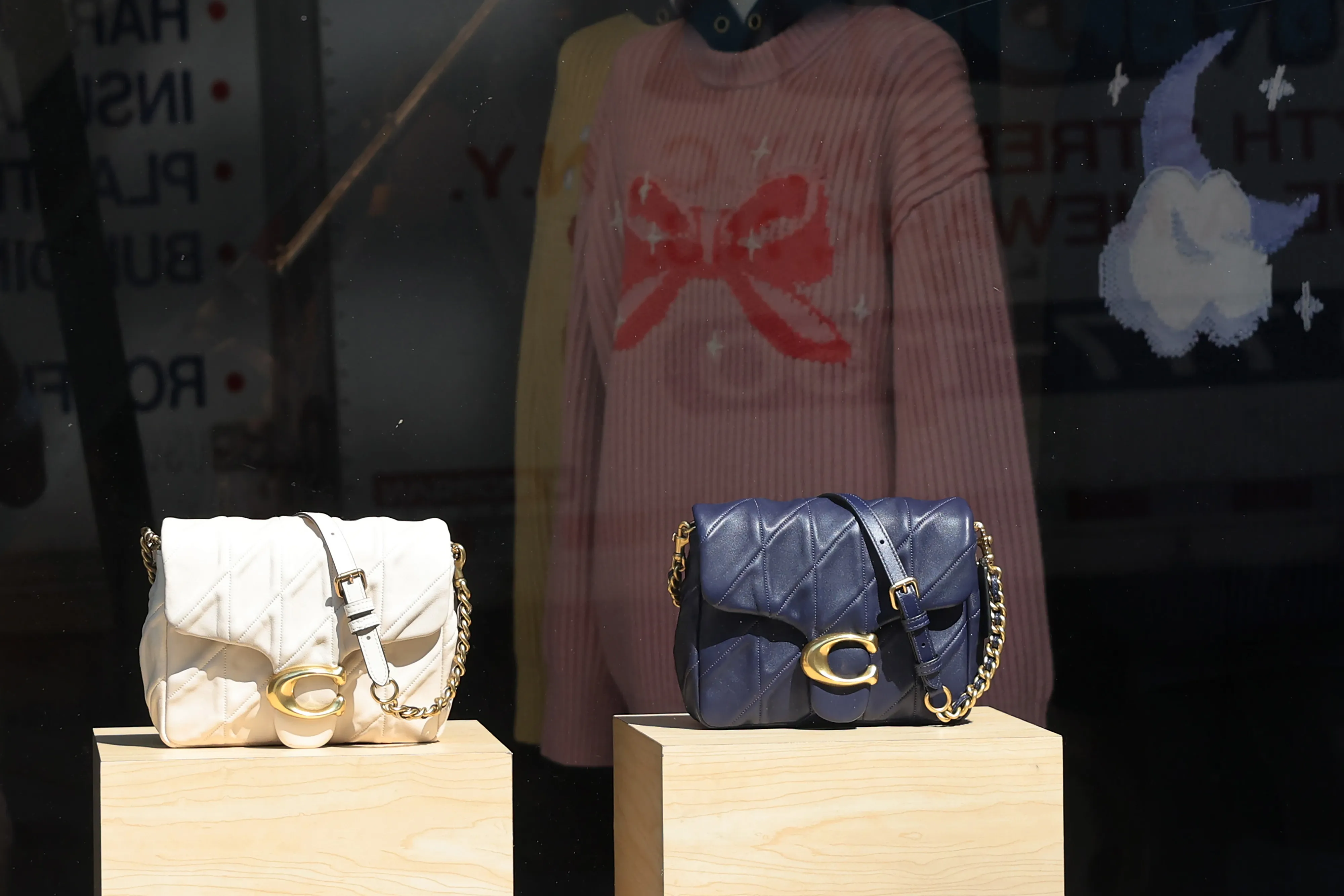 Coach handbags for sale in New York.