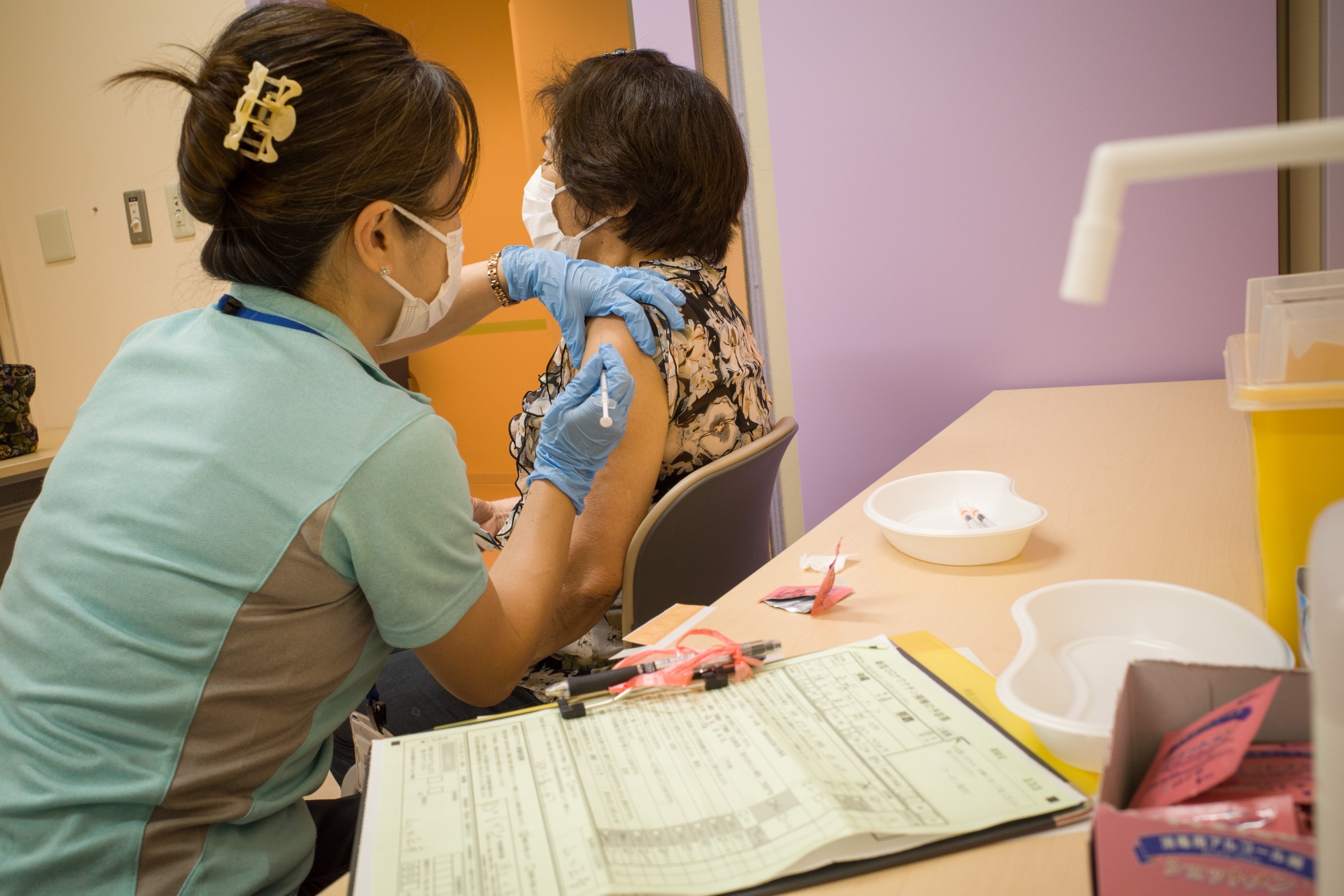 Vaccination In Okinawa as Virus Fight Drags On