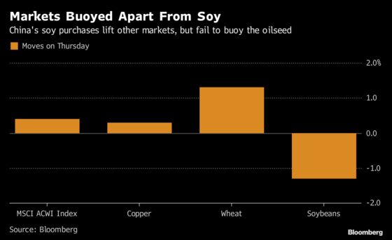 China's Return to U.S. Soy Market Isn't Enough to Bolster Prices