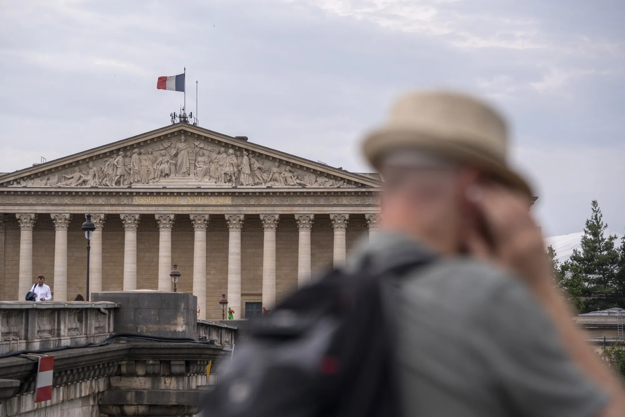 The National Assembly building in Paris.