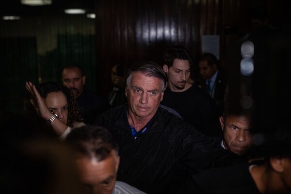 Former President Jair Bolsonaro Attends Meetings At National Congress
