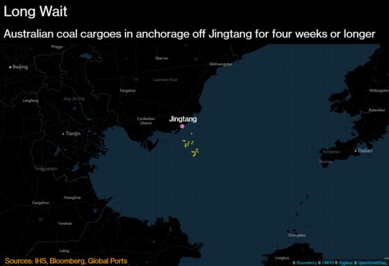 Stranded Coal Ships Caught in Crosshairs of China-Australia Spat
