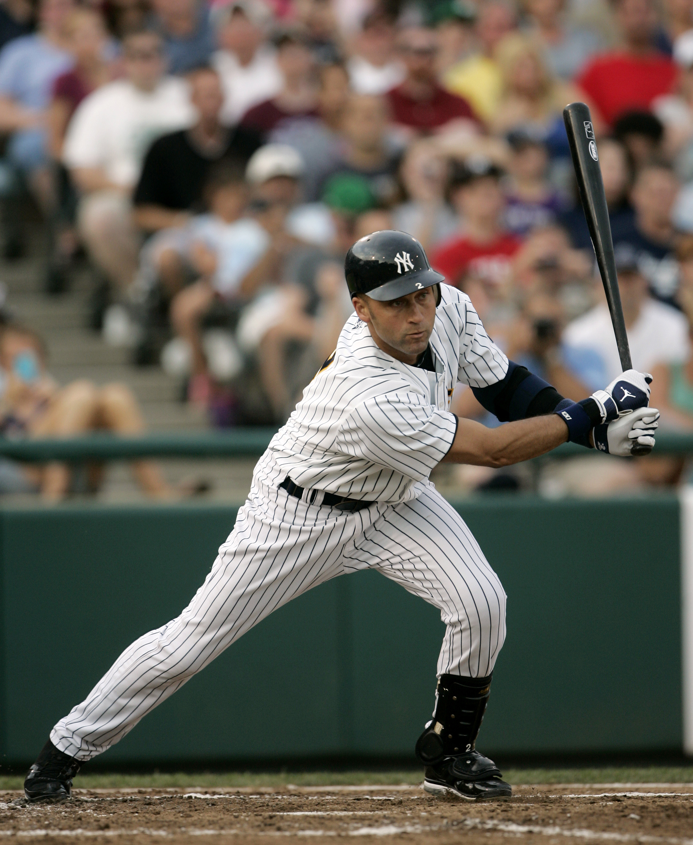 Derek Jeter Gets Hit In First Rehab Game With Trenton