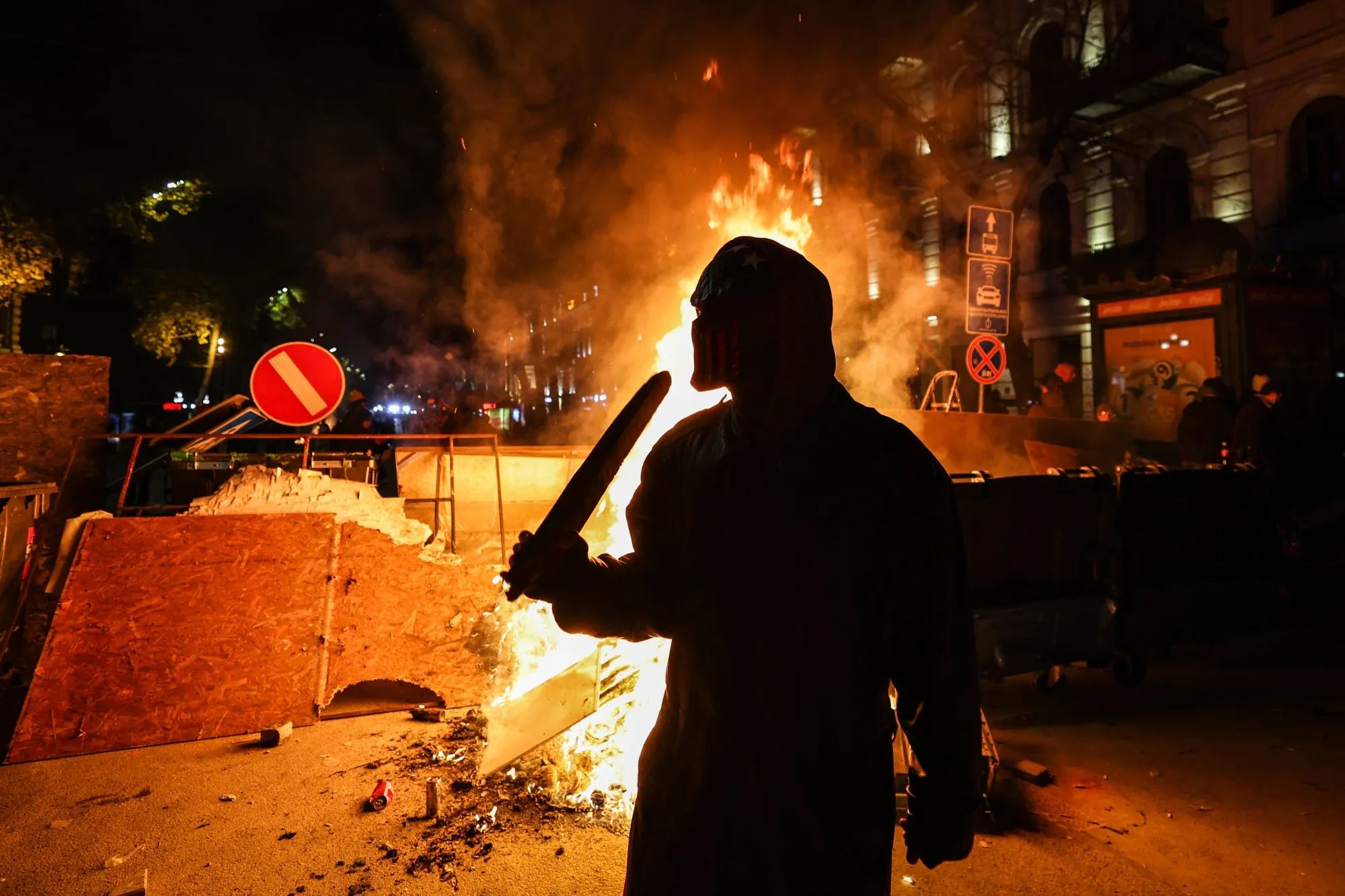 Demonstrations in Tbilisi on Dec. 1.
