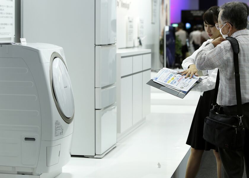 Latest Electronics Products On Display At The CEATEC Exhibition