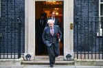 Boris Johnson departs 10 Downing Street&nbsp;in London on Dec. 8.
