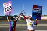 Equality ambassadors from the The Equality Campaign gather in front of Parliament House on Dec. 7.