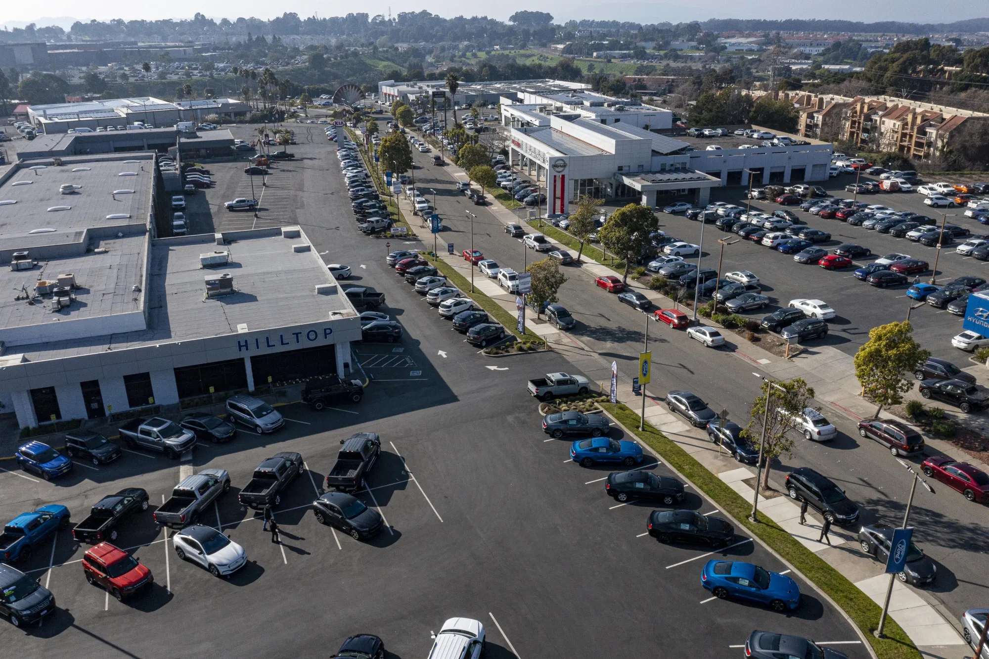 A Ford dealership in Richmond, California.