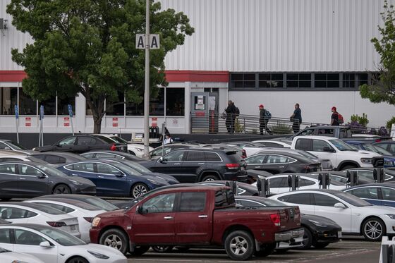 Tesla Plant Buzzing Ahead of Permission to Resume Operations
