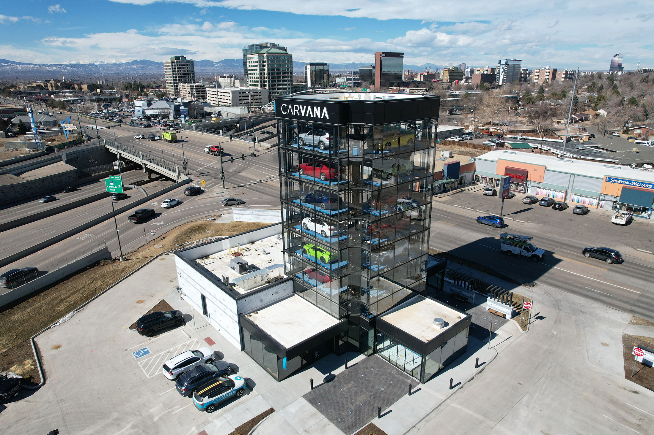 A car vending machine in Denver. Photographer: Hyoung Chang/The Denver Post/Getty Images
