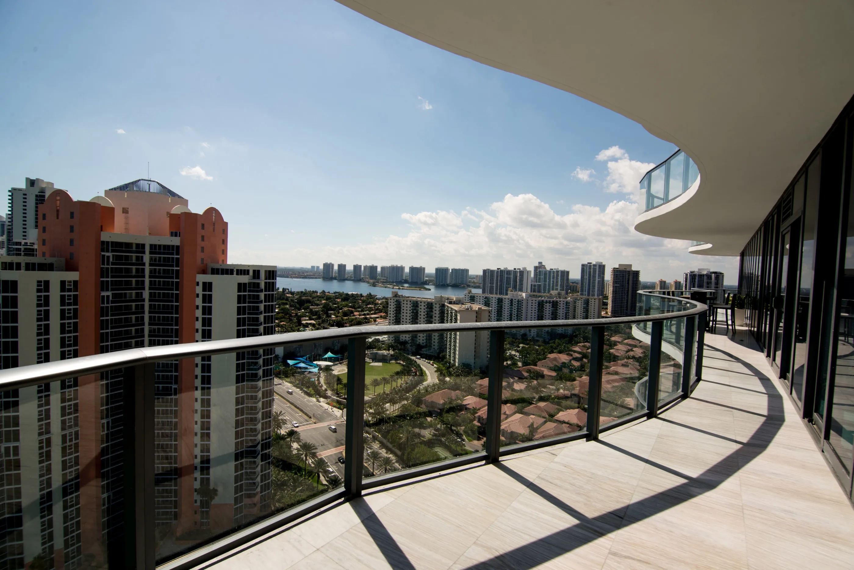 A mix of residential and commercial properties from luxury condominium in Sunny Isles Beach, Florida.
