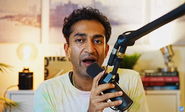 A screenshot of Vinay Prasad, chief medical and scientific officer at the FDA, on his podcast on Jan. 31, 2024. 