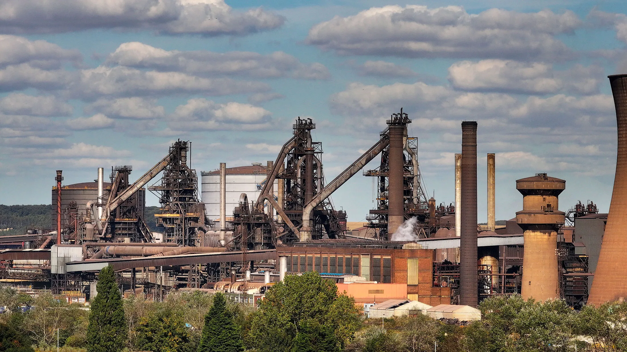 British Steel's plant in Scunthorpe