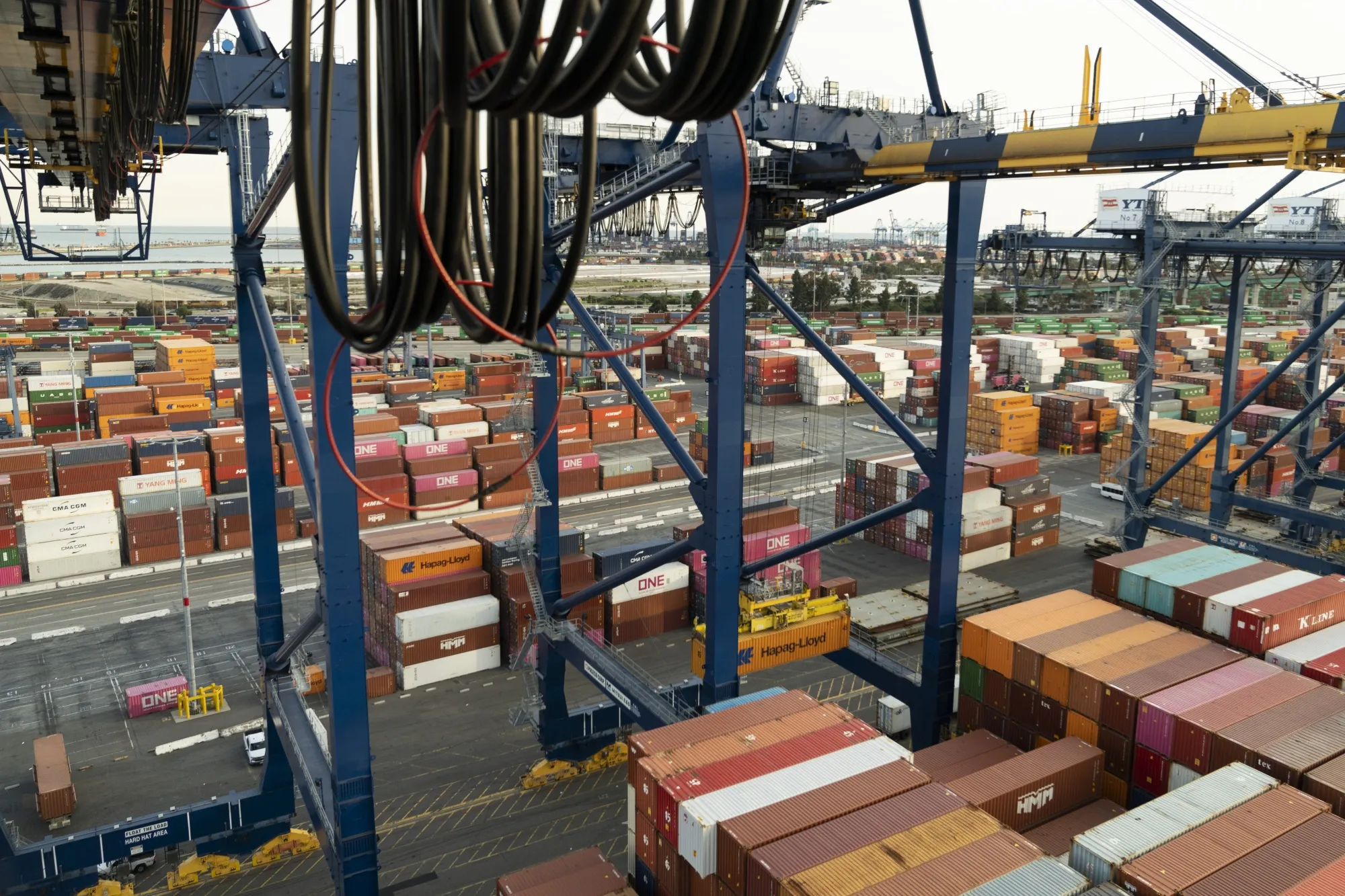 Operations at the Port of Los Angeles.