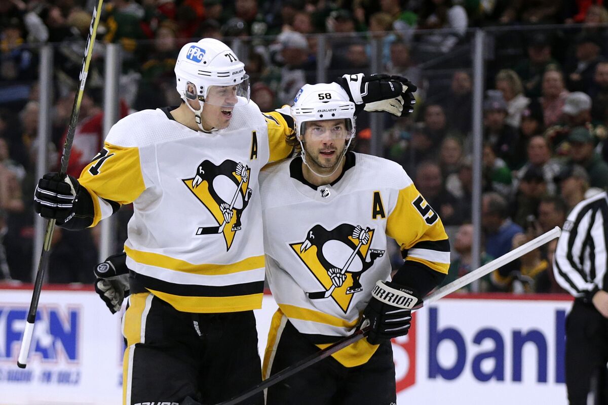 Crosby Has 2 Goals, 2 Assists In Penguins' 6-4 Win Over Wild - Bloomberg