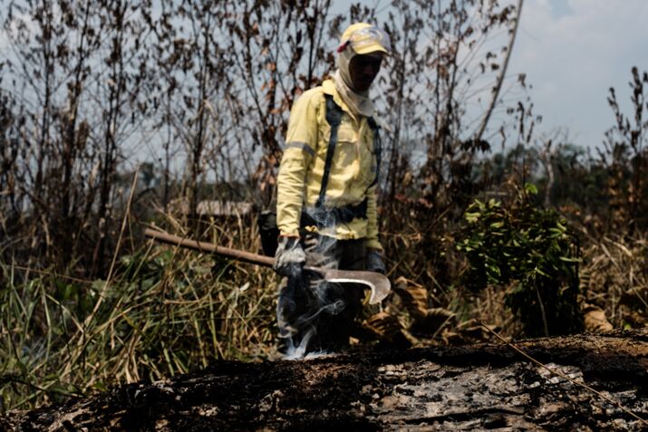 Brazilian Amazon Burns At Record Rate