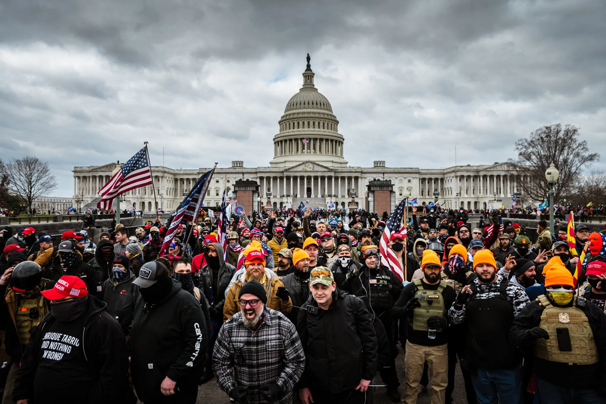 Not a peaceful protest.