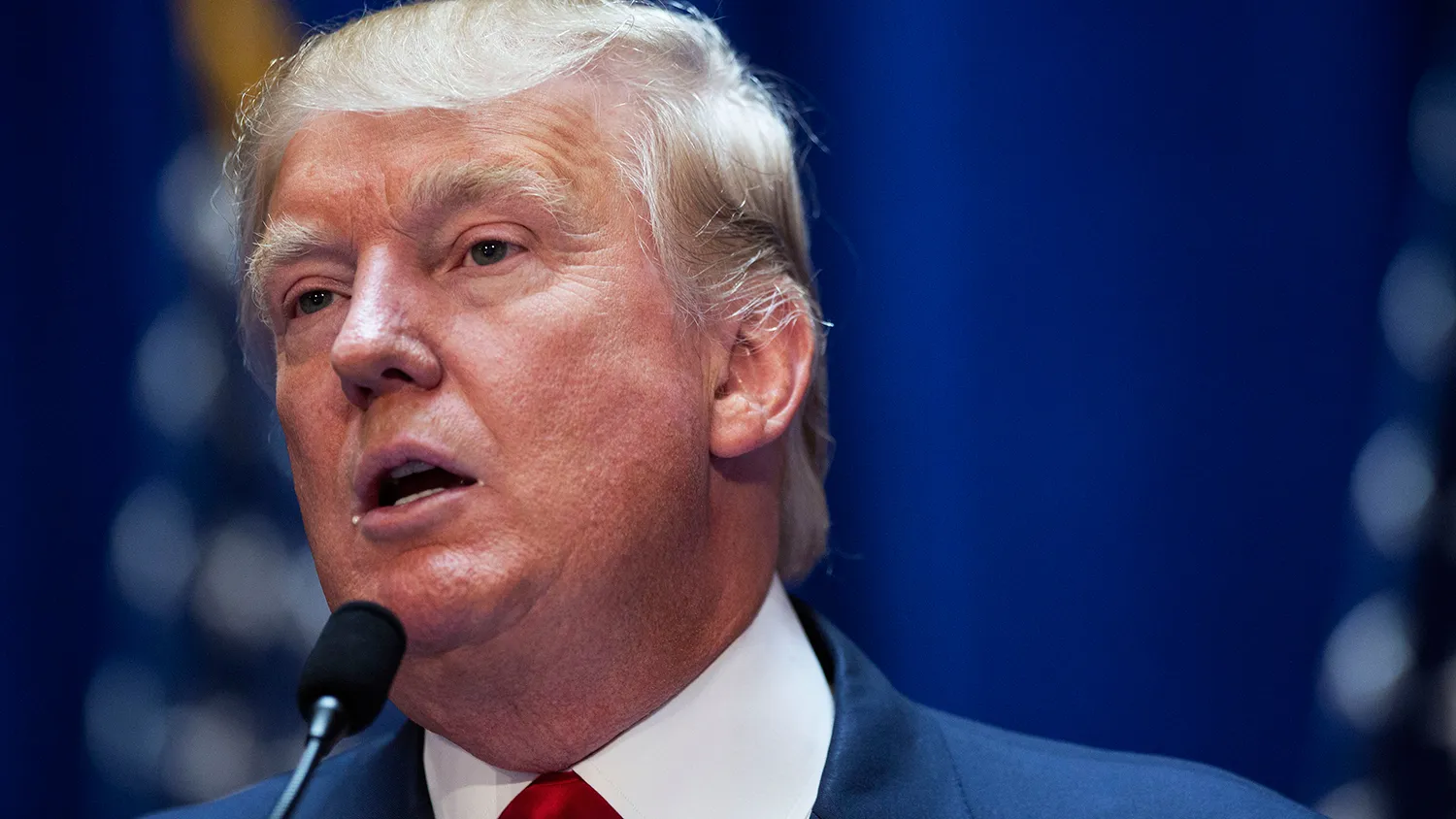 Donald Trump is pictured June 16, 2015.
