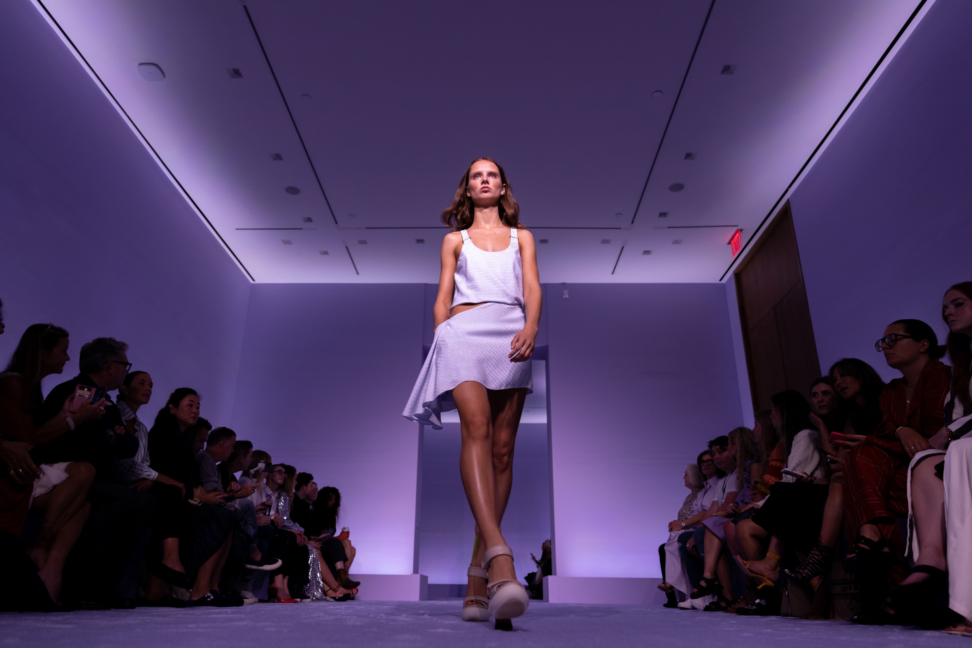 Brandon Maxwell Blossoms in Lilac for NY Fashion Week - Bloomberg