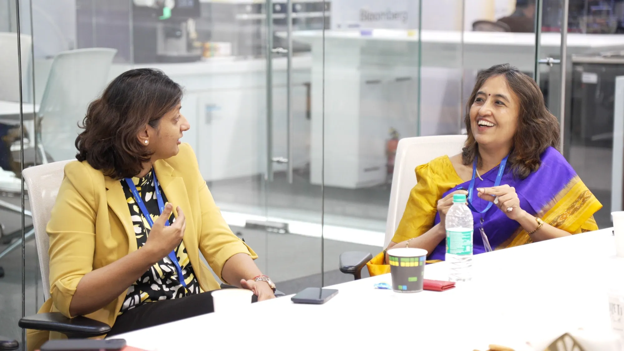 Sonia Dasgupta, right, and Surbhi Kejriwal.