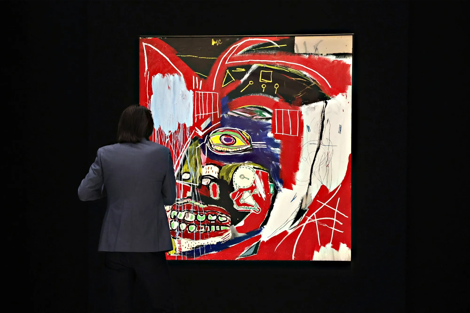 In This Case&nbsp;(1983), by Jean-Michel Basquiat.