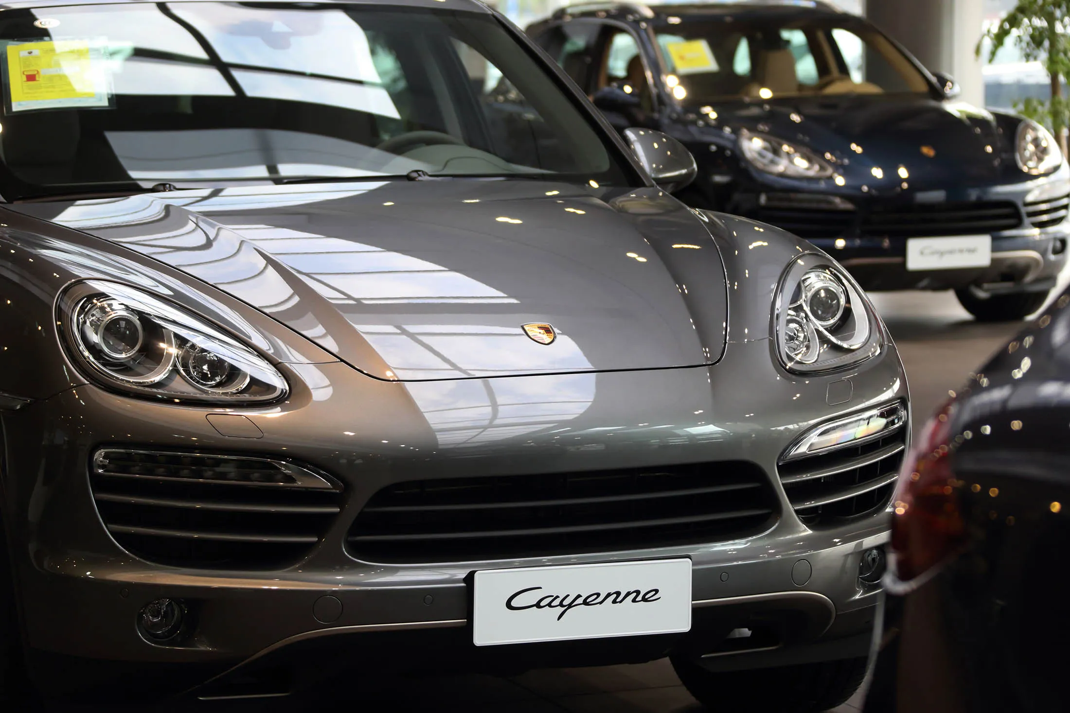A Porsche Cayenne SUV.
