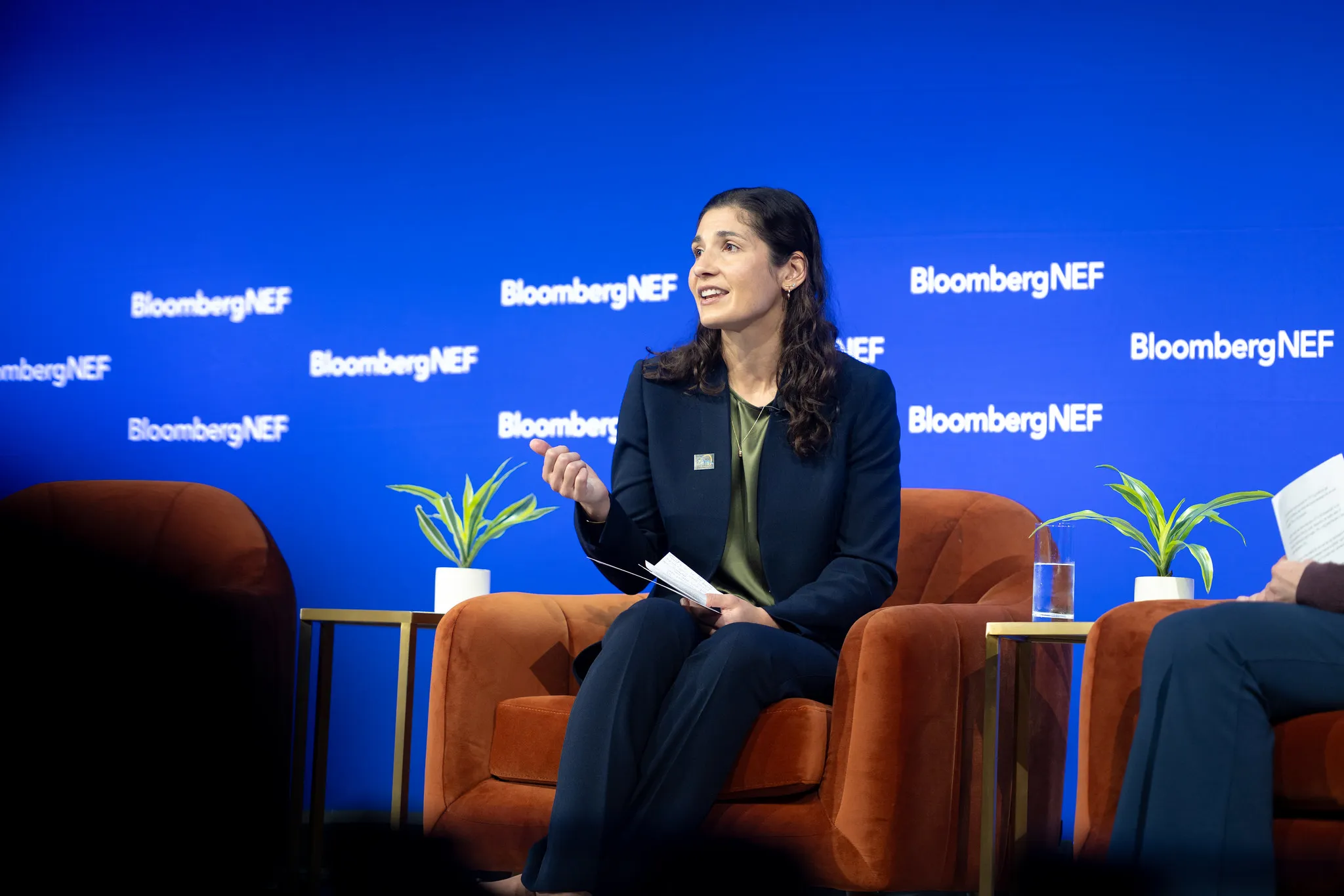 California Air Resources Board chair Lauren Sanchez speaks during the BNEF Summit in San Francisco on Jan. 27