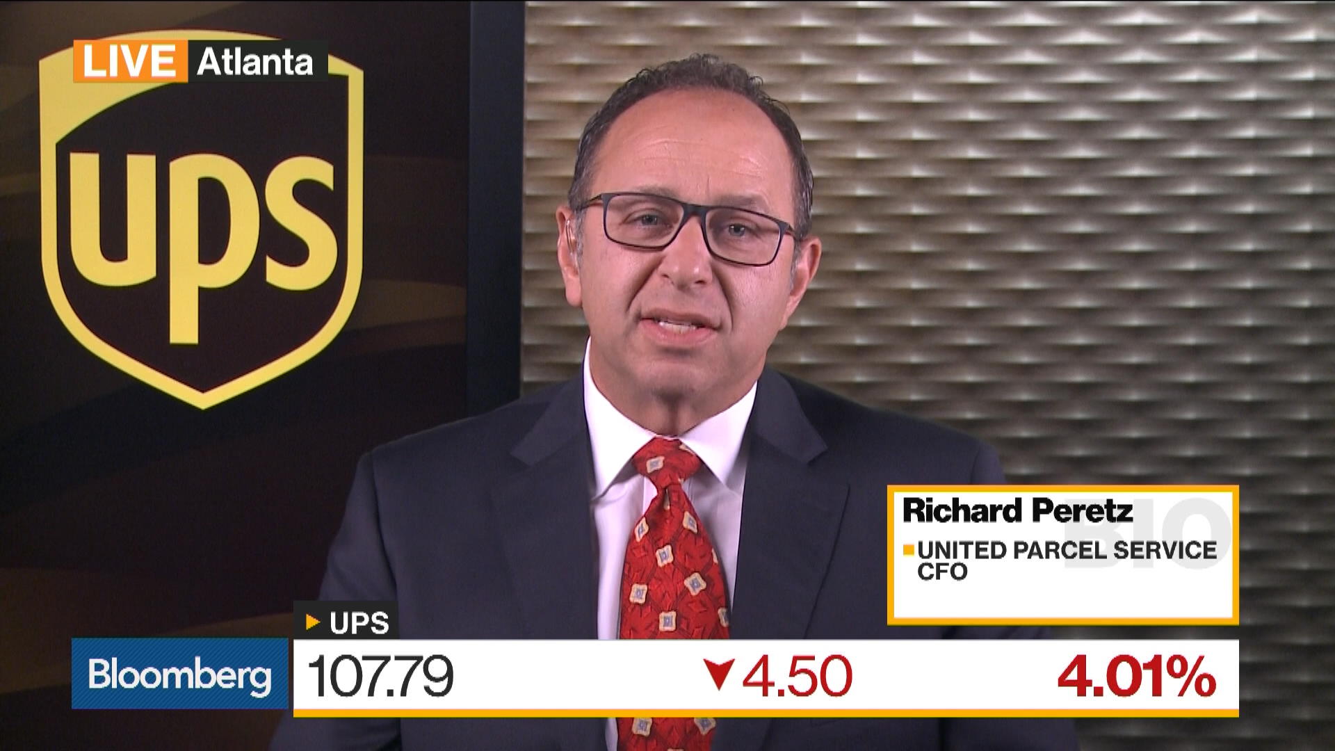 Ups Ceo2 Watch UPS CFO Sees More Packages Going to U.S. Homes vs Stores - Bloomberg