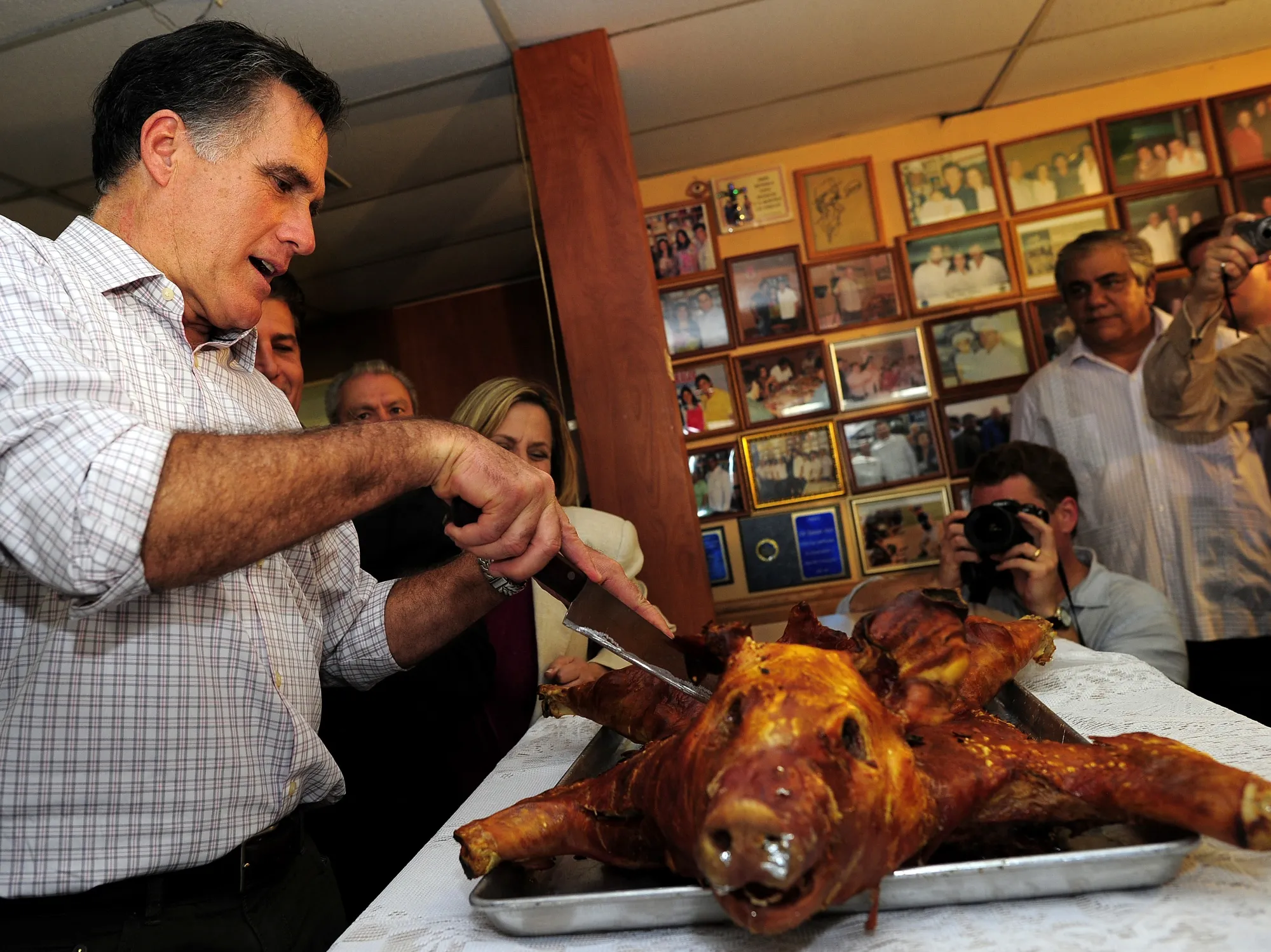 Eat meat, win votes.