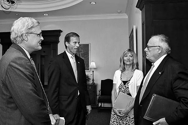 Franc, far left