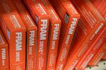 Fram air filters at an auto parts store in Provo, Utah, on Monday, Sept. 29, 2025. First Brands Group Holdings has filed for Chapter 11 bankruptcy, capping weeks of turmoil sparked by creditor concern over the auto-suppliers use of opaque off-balance sheet financing.