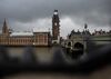 Elizabeth Tower, commonly known as Big Ben and the Houses of Parliament on January 16, 2019 in London, England.