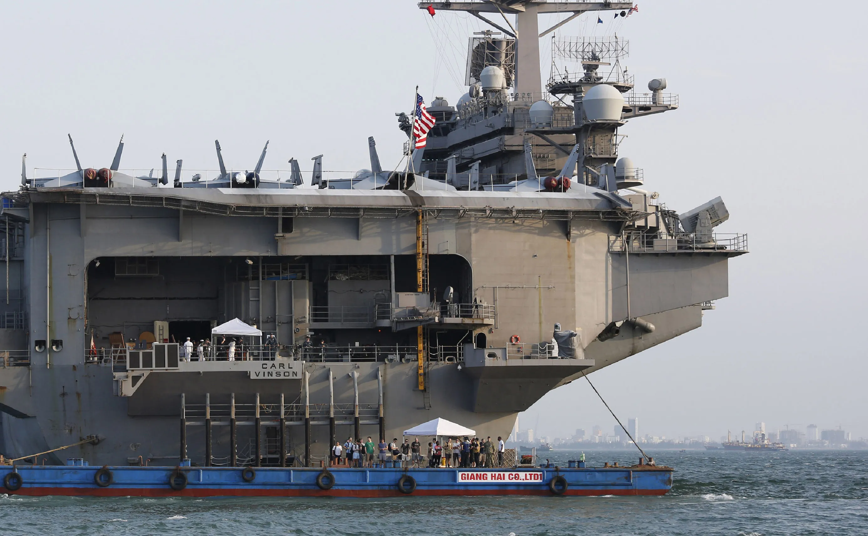 The U.S. led with defense expenditure of 3.57 percent of GDP last year.