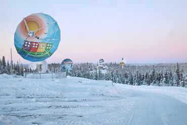 Space Race With China Drives Antenna-Building Boom in Arctic