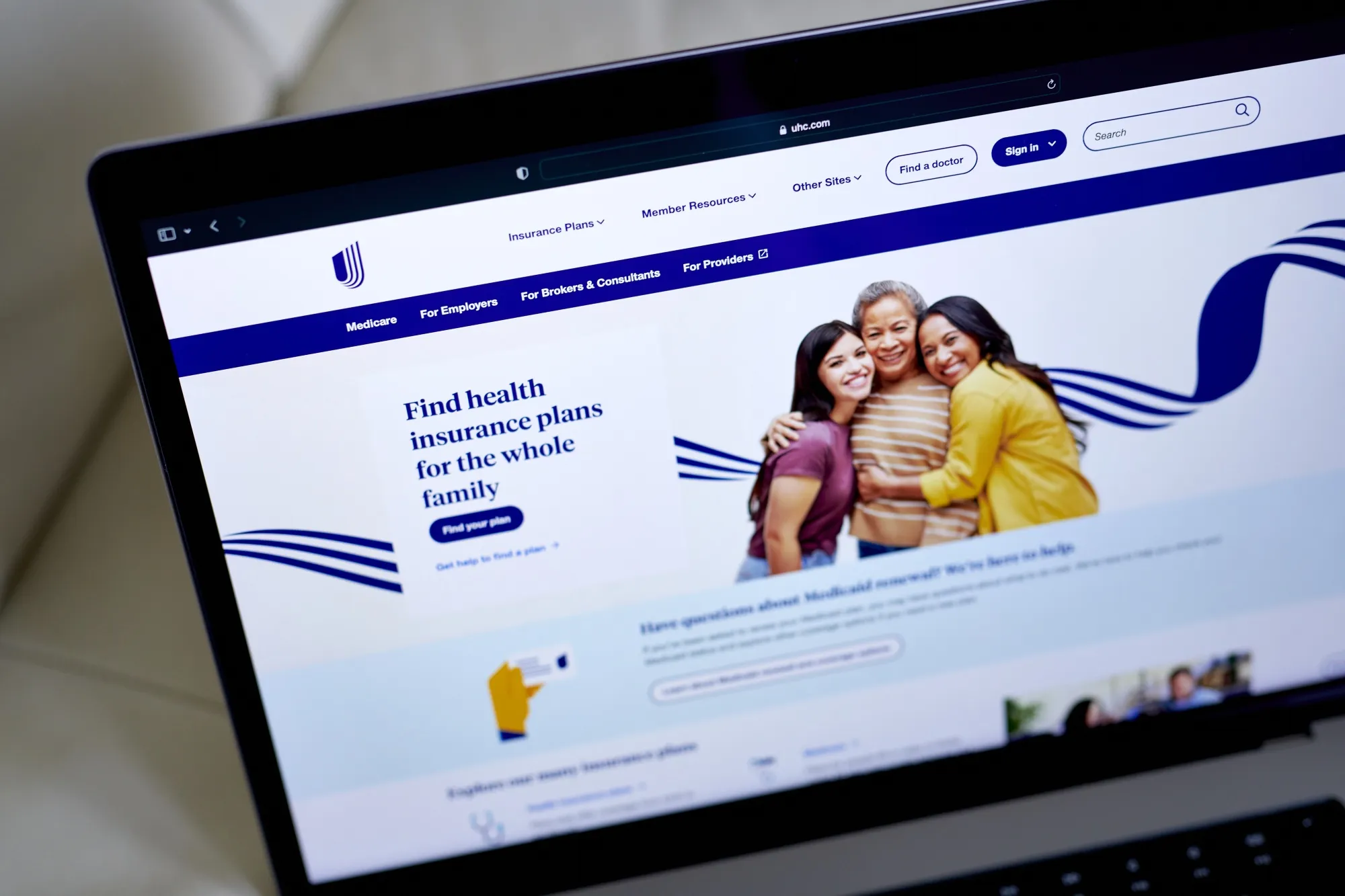 UnitedHealth Website Ahead Of Earnings Figures