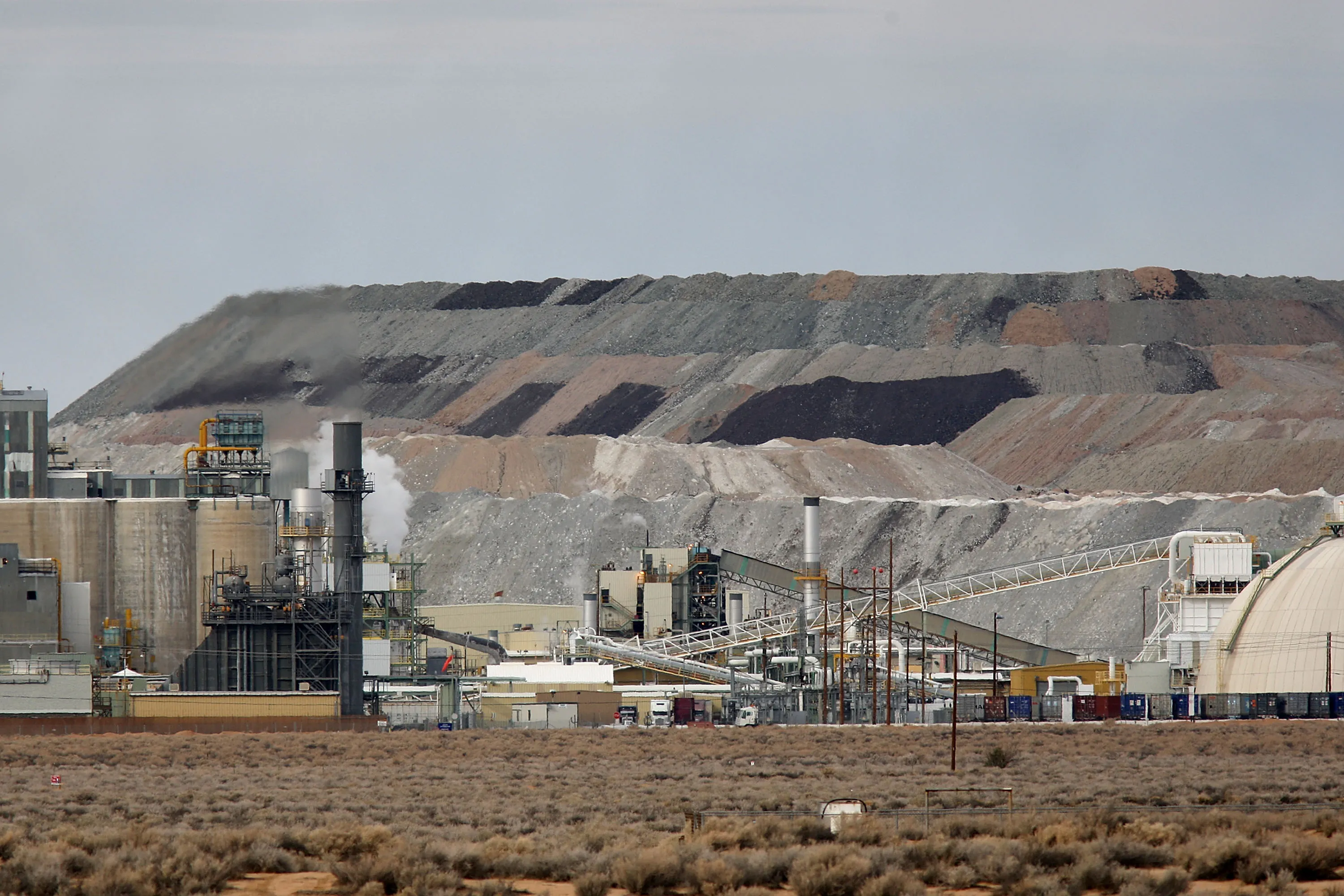 The Rio Tinto Group mine in Boron, California.