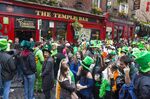 Revelers during a St. Patrick's Day parade in Dublin.